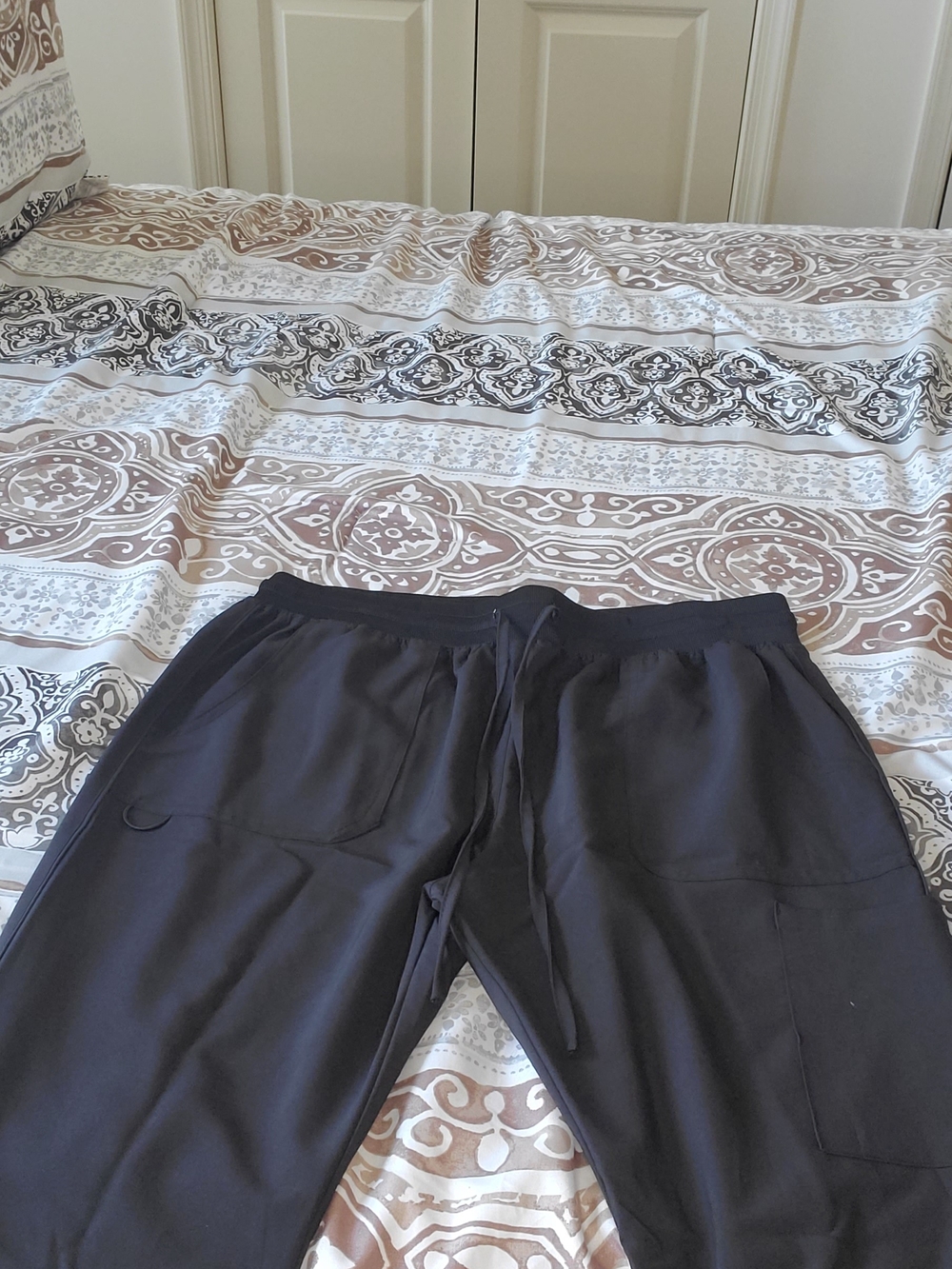 Women's Black Drawstring Jogger Pants